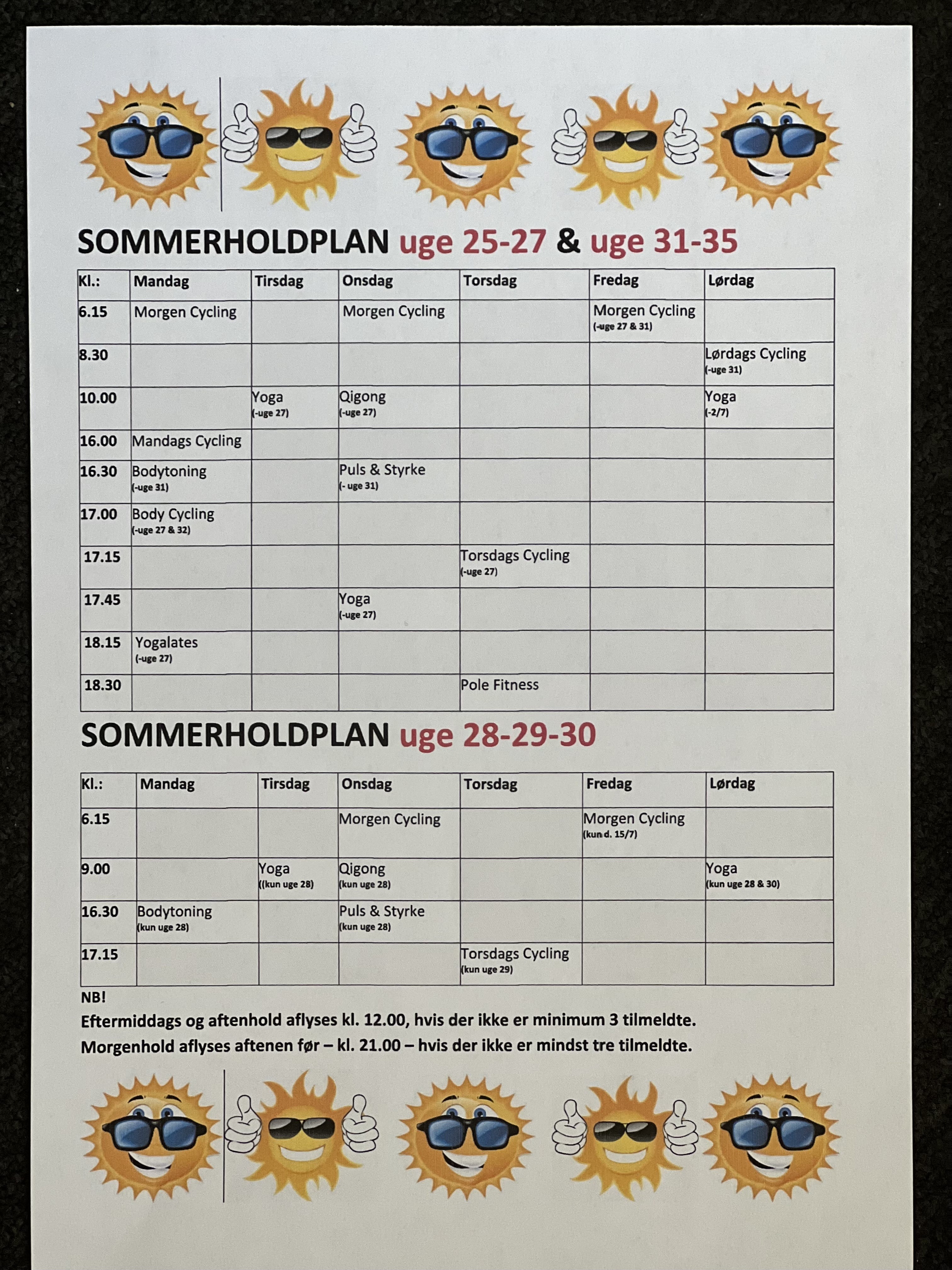 Sommerplan 2022